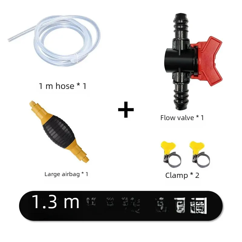 1 m hose suit + flow valve