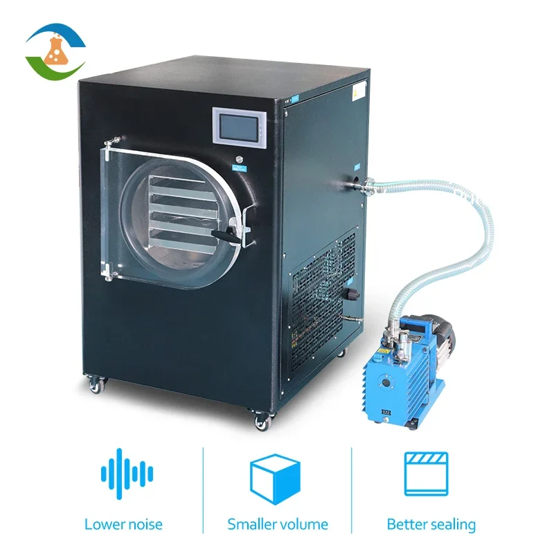 3kg 6kg 10kg Fruit Liofilizador Machine Price Small Mini Laboratory Vacuum Freeze Drying Equipment Home Food Freeze Dryer