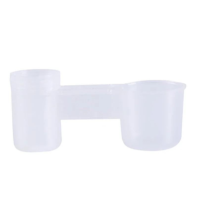 Description Picture 3 of itemPlastic Pet Bird Drinker Feeder Water Bottle Cup Cat Chicken Pigeon Parrot Hamster Double Nozzle Water Guide For Family Garden