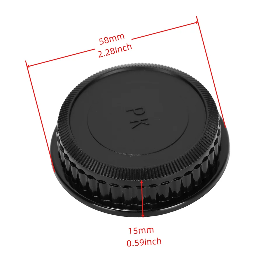 Kit 8 Pezzi Tappi M42 Per Fotocamera – 4 Tappi Corpo E 4 Copriobiettivo Posteriori A Vite – Protezione Antipolvere Per Obiettivi Con Attacco A Vite