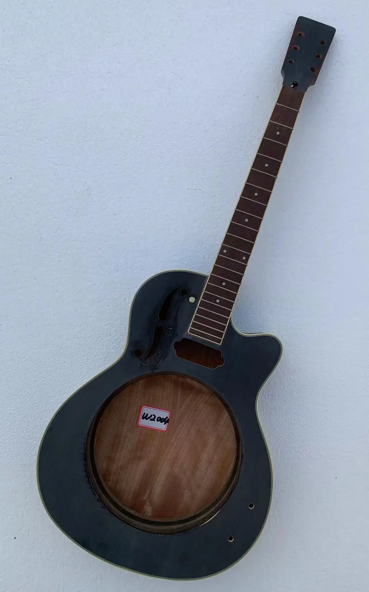 

DIY Dobro 6 струн электрическая гитара без металлических предметов скидка Бесплатная доставка W2004