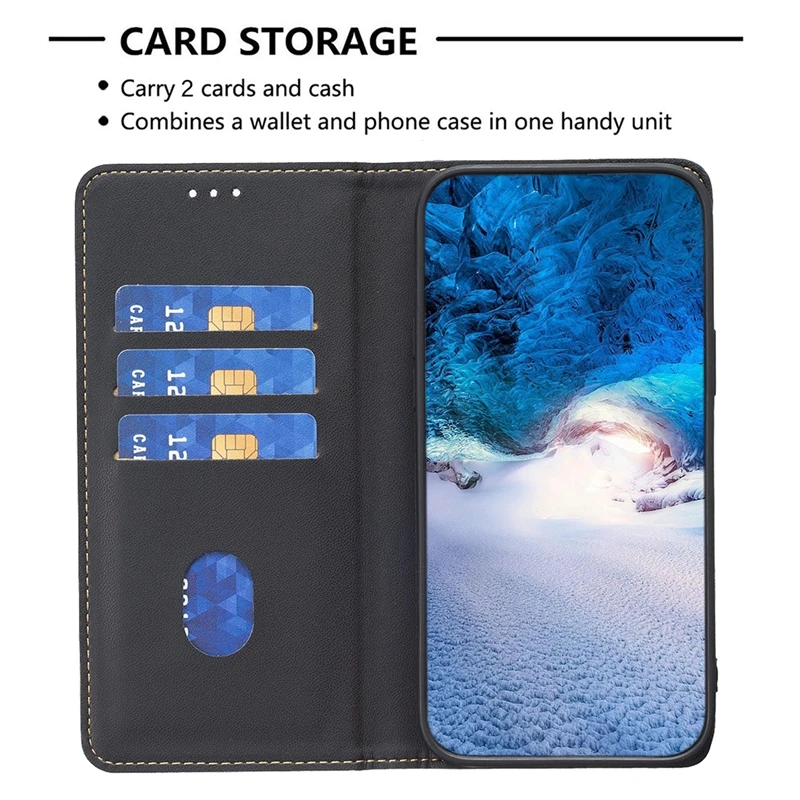 Xiaomi Redmi Note 12 Pro Plus 5G Case , PU Leather Flip Cover Card Slots  Magnetic Closure Wallet Case for Xiaomi Redmi Note 12 Pro Plus 5G 