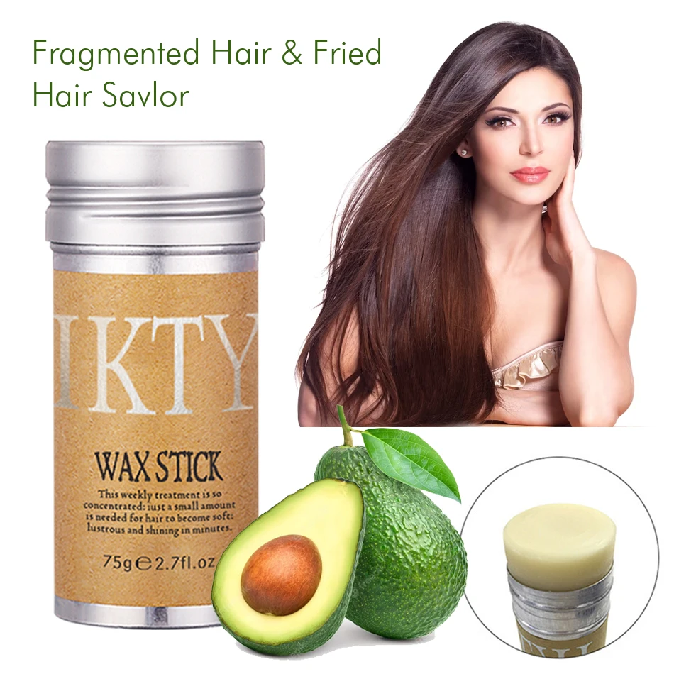 75G Hair Wax Stick Hair Edge Control Gel Finishing Wax Stick Stick Stick Fisso Per Capelli Gel Per Uomo Donna Strumento Per Parrucchieri