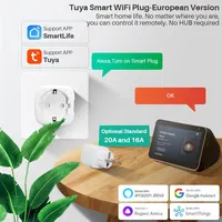 Tuya Smart Plug WiFi EU 16A/20A Smart Socket With Power Monitor Timing Smart Life Support Alexa Google Home Yandex SmartThings - Image 2