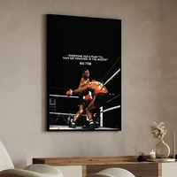 ⁦لوح جدارية كانفاس تحفيزية لنجوم الفنون القتالية والملاكمة | UFC & Boxing Motivational Canvas Wall Art Print Poster⁩ - الصورة ⁦2⁩
