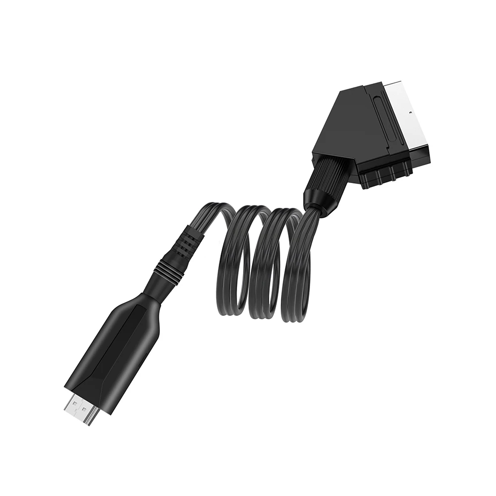 1080P Scart To HDMI-Compatible Converter    PS3/HDTV/DVD/ ڽ  HDMI ȣȯ ¿ SCART Է
