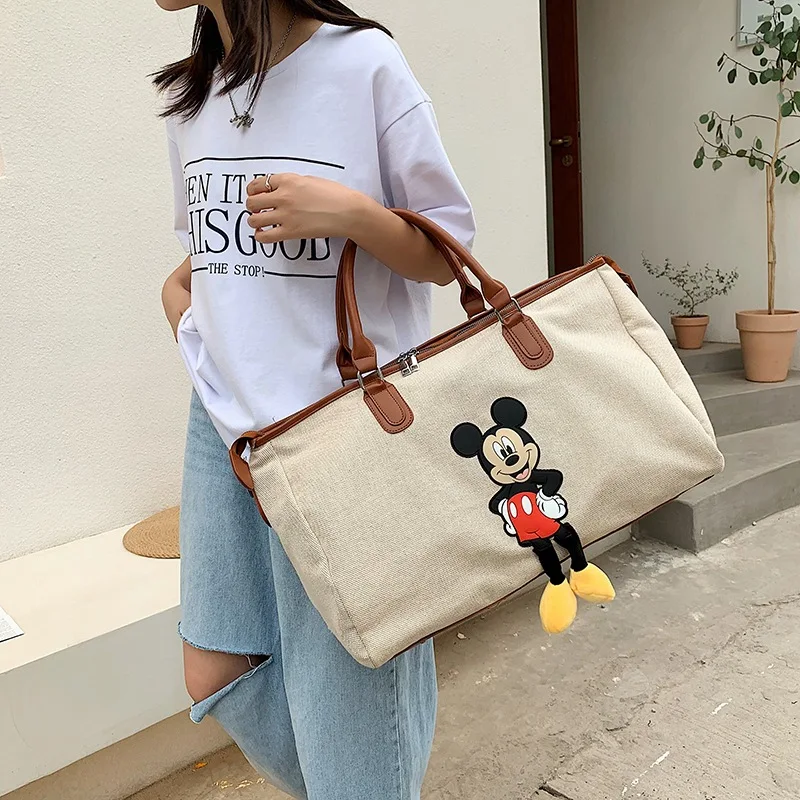 Disney Mickey Mouse Handtasche Tasche Braun Neu