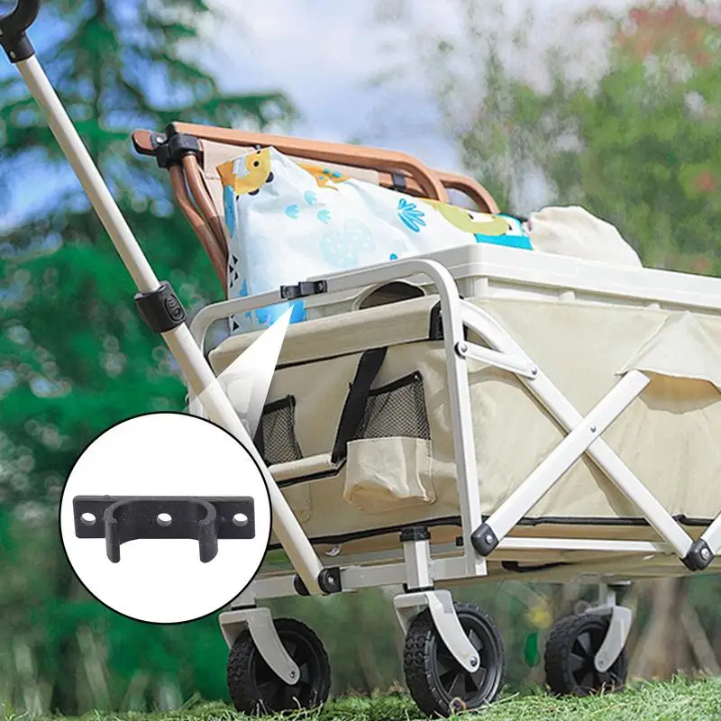 Camping Pull Rod Buckle Pushing Handle Fixing Clip Trolley Rod Fastening Buckle Fixed Retainer Clip Accessories For Camping Cart