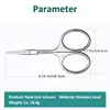 Professional Stainless Steel Precision Nose Hair Remover Tool Nose Hair Scissor 4