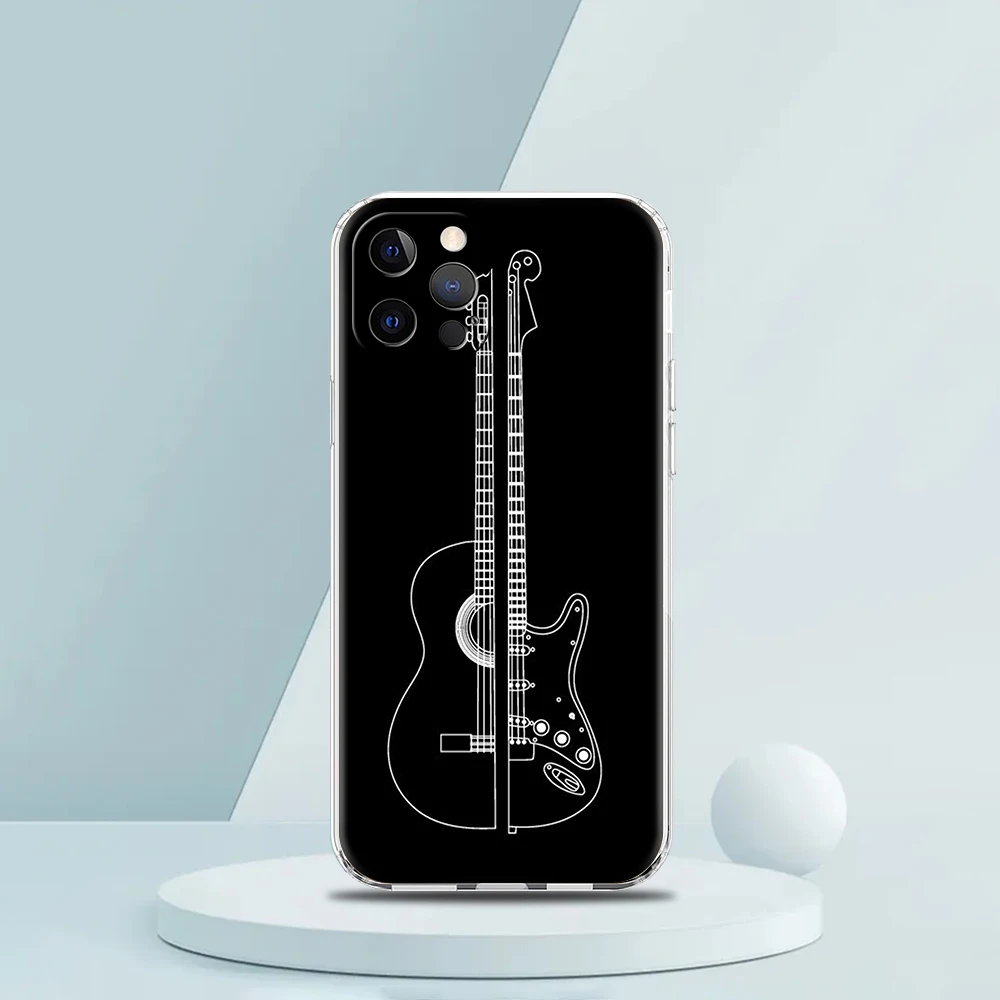 Guitar Strings Instrument Design Luxury Clear Phone Case
