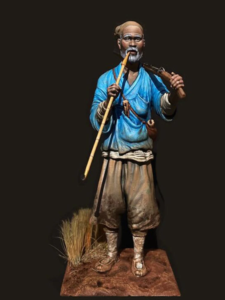 Unmontierte 1/24 Modern Fantasy Offizier Soldat Figur aus Kunstharz, Miniatur-Modellbausätze, unbemalt