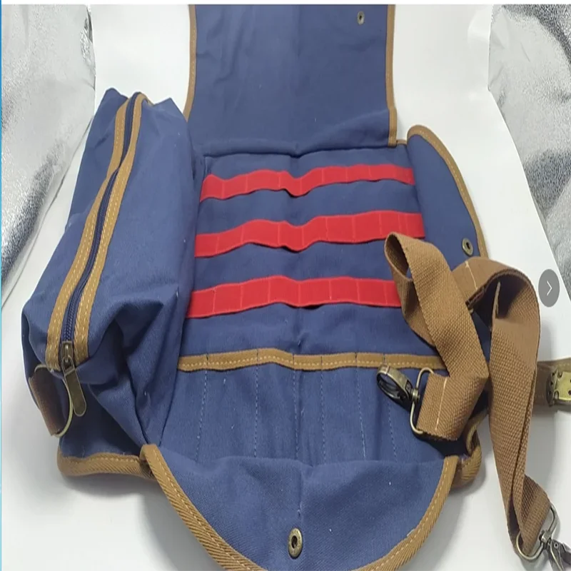 Bar Bartender Carrying Bag Creative Bartender Canvas Toolkit Pack Bar Tools Cocktail Shaker Set Storage Bag Only1pc