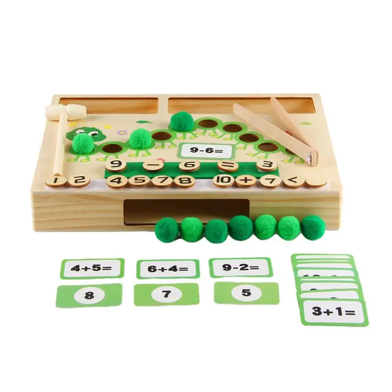 

Caterpillar Counting Educational Montessori Counting Toys Hand Eye Coordination Math Toys Cognitive Kids Toys Kids Aged 3