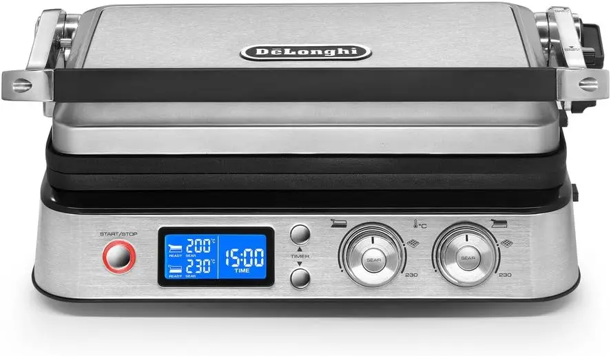 

CGH1030D Livenza All-Day Grill, Griddle and Waffle Maker Silver Large
