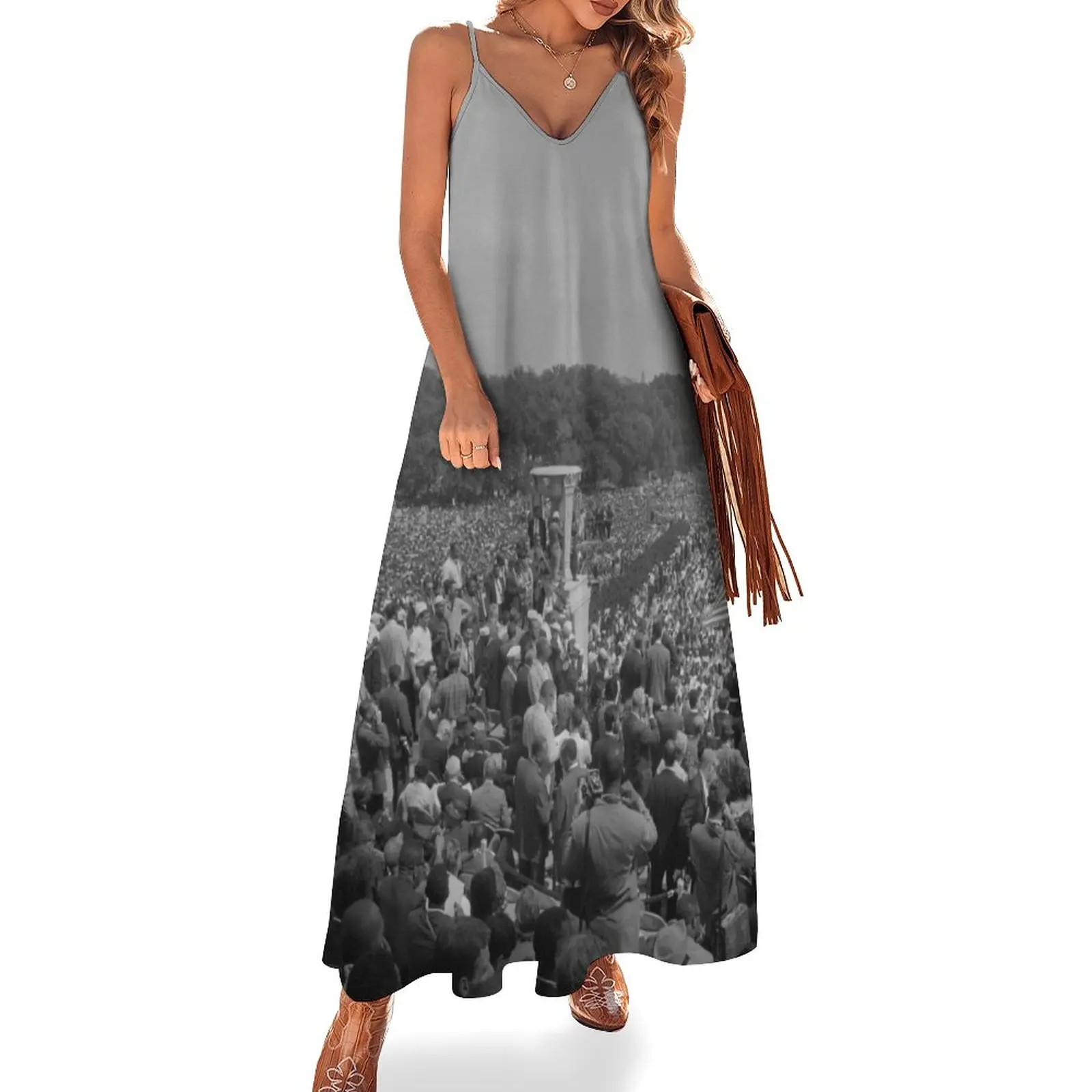 

Civil Rights March on Washington August 28th 1963 Sleeveless Dress dress women summer Bride dresses dress for women 2024