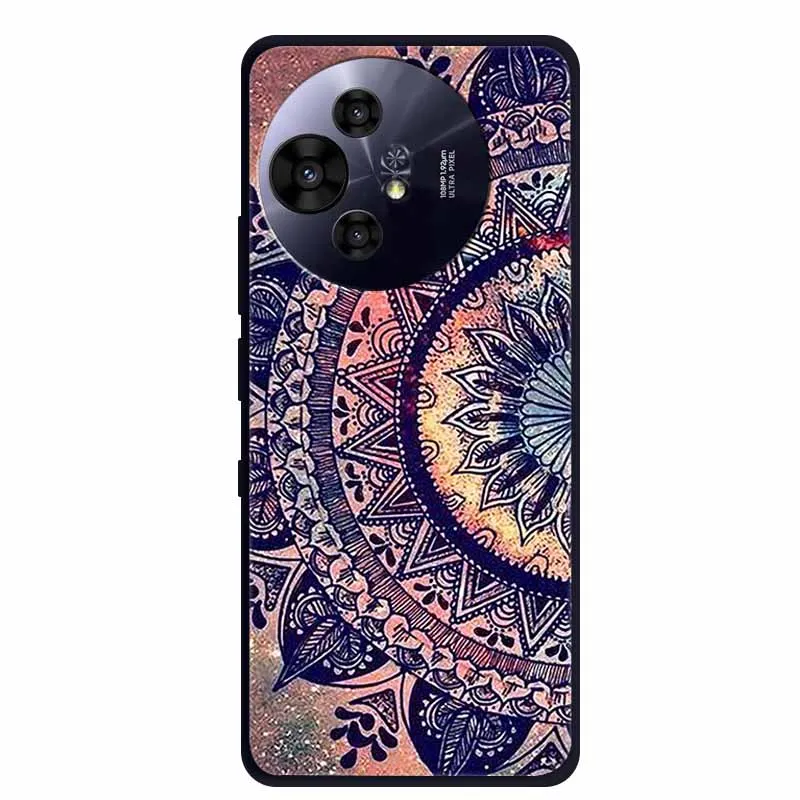 Premium Black Silicone Protective Case for TCL 50 Pro NxtPaper 5G