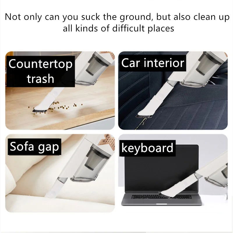 The latest multi-brush head vacuum cleaner automatic vertical handheld wireless fast charging vacuum cleaner household car vacuu