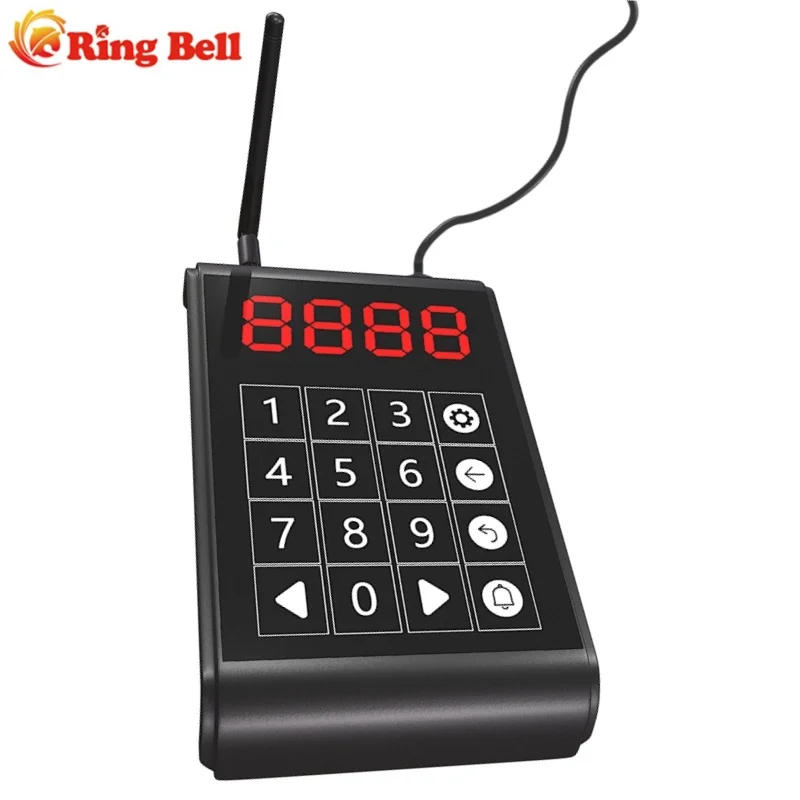wireless restaurant pager waterproof coaster pager Queue Calling Equipment Guest system wireless calling system