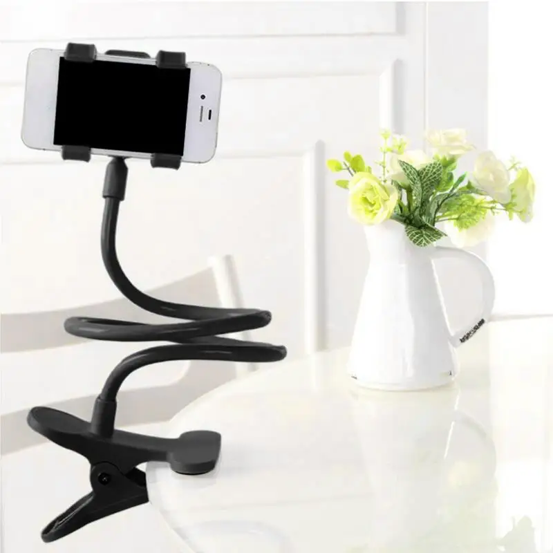 Universal Lazy Bracket Mobile Phone Holder Gooseneck Phone Holder Flexible Lazy Arm Phone Mount Versatile Long Arm Clip Clamp