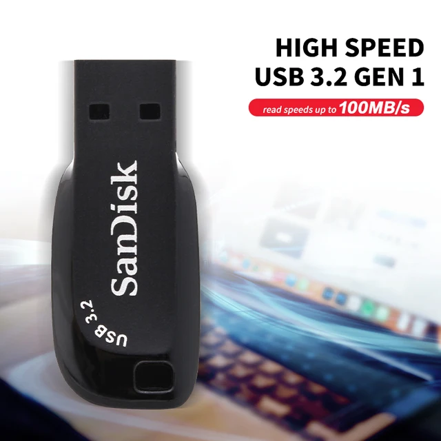 SanDisk Ultra Shift USB 3.2 флэш-накопитель 32 ГБ 64 ГБ 128 ГБ 256 ГБ портативный флэш-накопитель для компьютера оригинальная память U диск 4