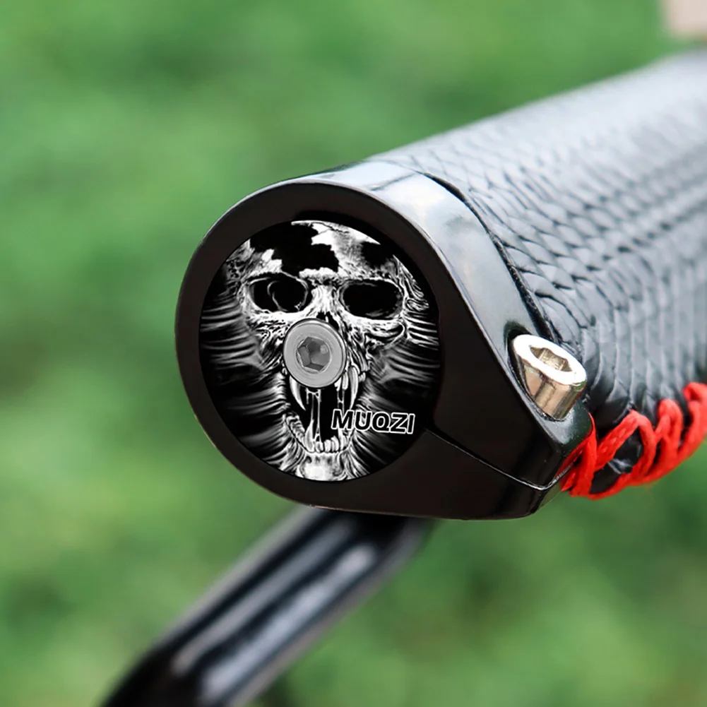 Bicycle Accessories Bicycle Handlebar End Plugs 2pcs Handlebar End Plugs MTB Road Bike Handle Bar End Cap Grip Cover Aluminum Alloy Handlebar Grip Cover Bicycle Accessories