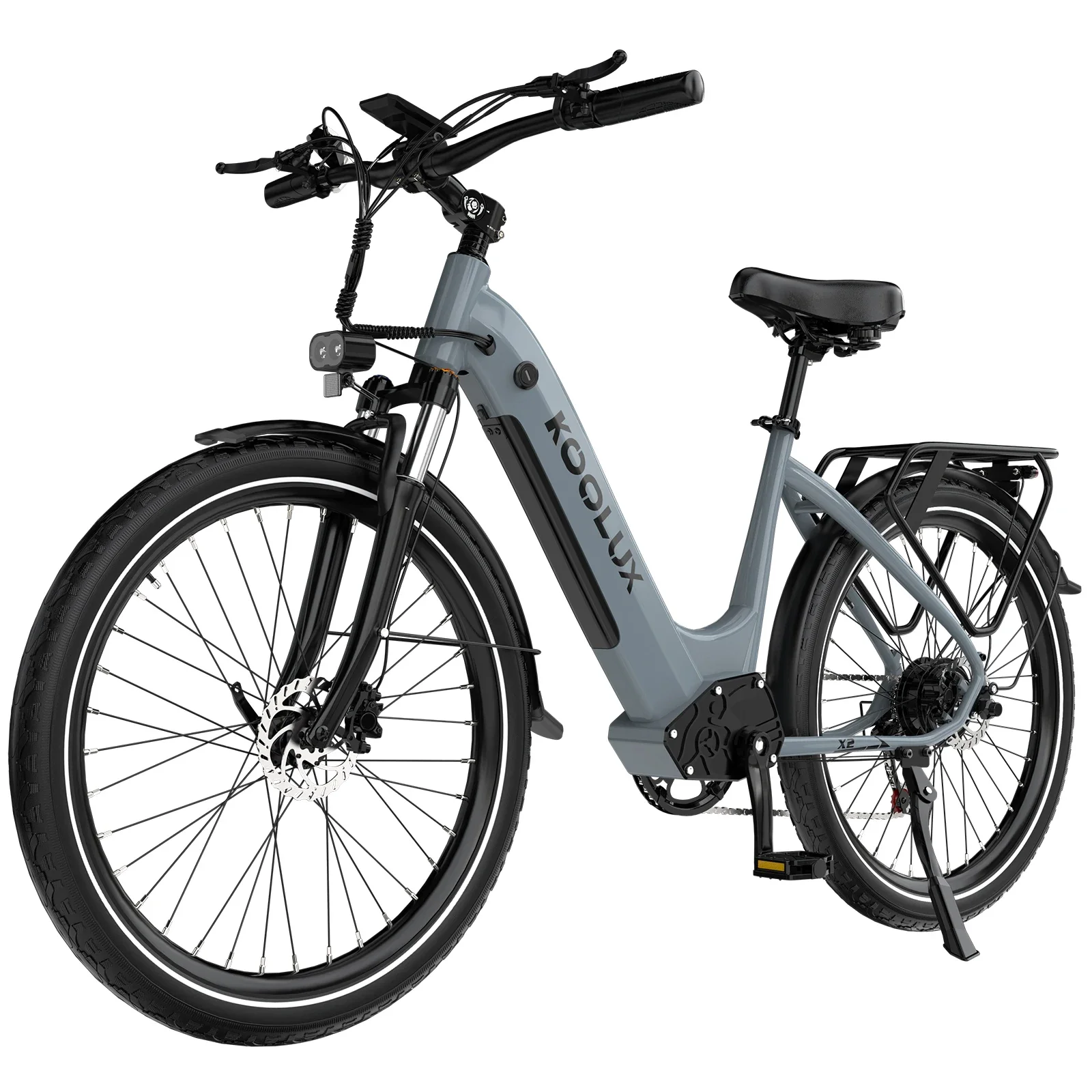 KOOLUX X2 7 speed 48v  26 inch electric bike city electric motor adult electric hybrid ebike S6a9ebbc137904eb2b0319c360b11158eJ