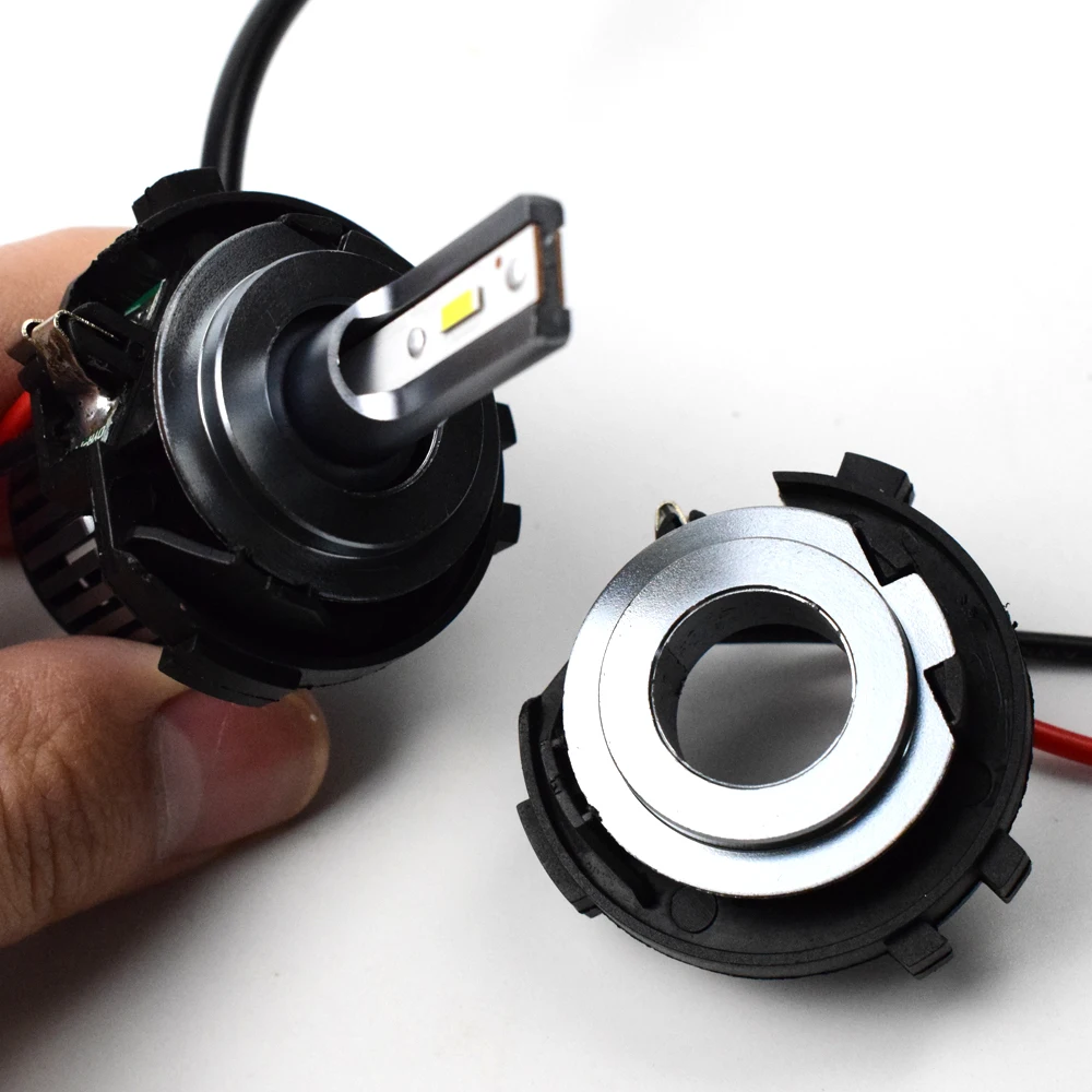 

2 Pcs H7 LED Headlight Bulb Base Holder Retainer Headlamp Socket Adapter For Golf 7 MK7