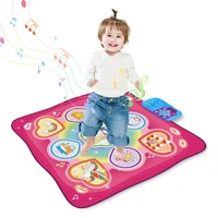 90x90cm Large Elecrtic Dancing Blanket with Lights Baby Play Mat Keyboard with 3 Game Modes Sport Toy Educational Toys for Kids 1