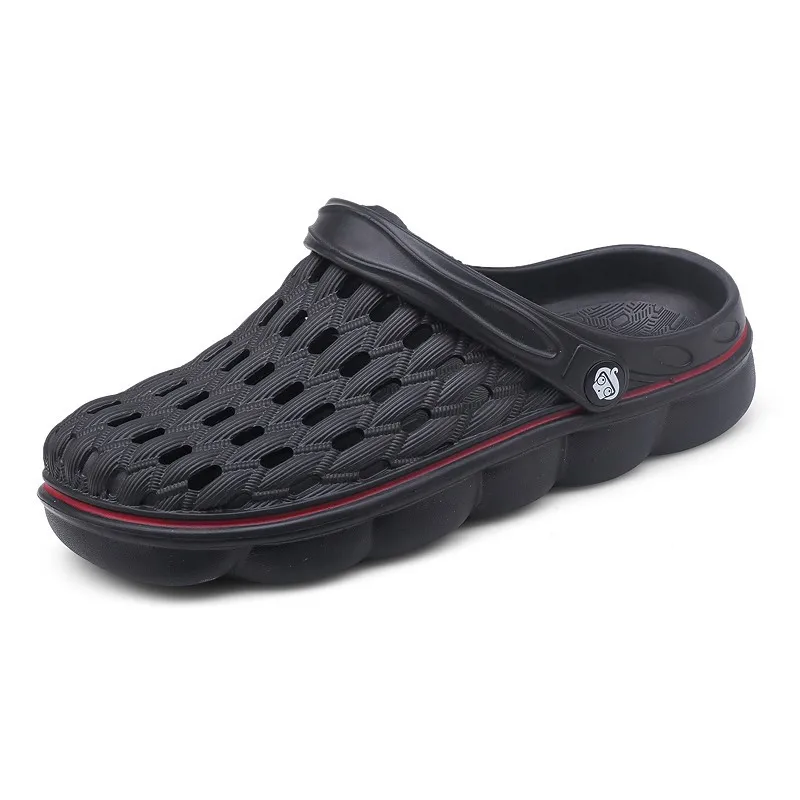New Summer Aqua Shoes Men's Outdoor Hollow Out Beach Water Flats Slip On Breathable Lightweight Sandals Zapatos Hombre