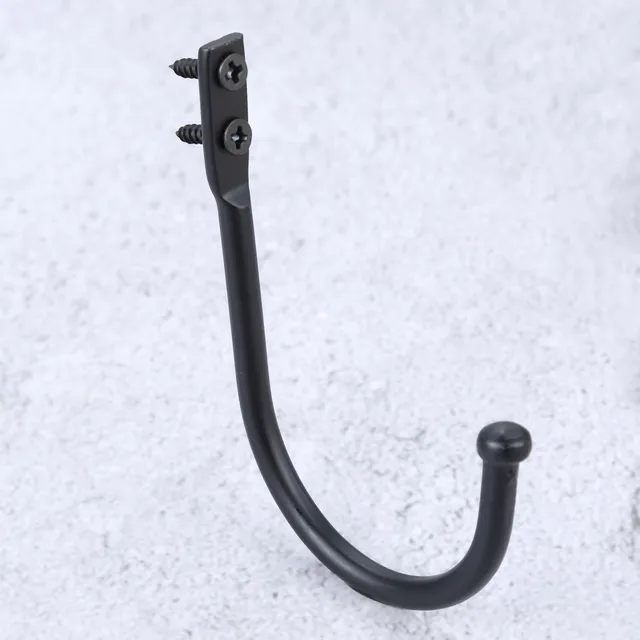 1/2 -Sets Fekete Horog Fal/Ajtó Fogas Fém Vintage Konyha Fürdőszoba Kabát/Törülköző/Kulccsal/Kalap/Ruhákkal, Csavar 79*53 Mm -Es Dekoráció Egyszerű Stílus - Image 5