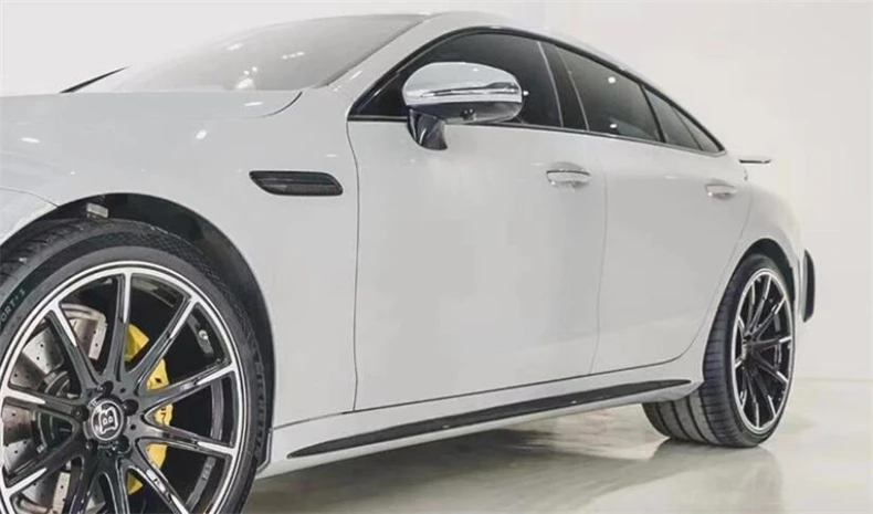 Premium Upgrade Kit for Mercedes-Benz AMG GT50 and GT53 (2019-2023): REAL Carbon Fiber Front Lip, Splitters, Rear Diffuser, Bumper, Body Side Skirt Kit, and Spoiler. - - Racext 55