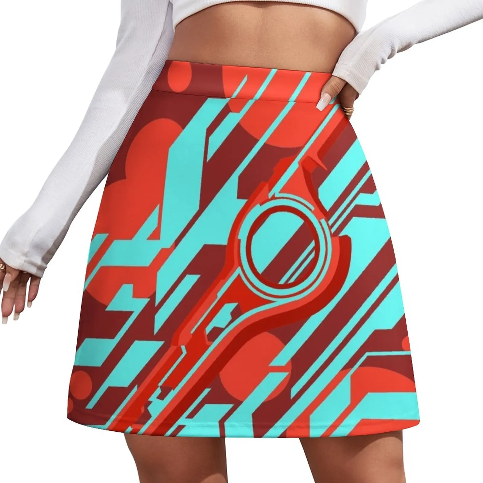 Monado Abstract Mini Skirt Woman clothing cute skirt abstract art