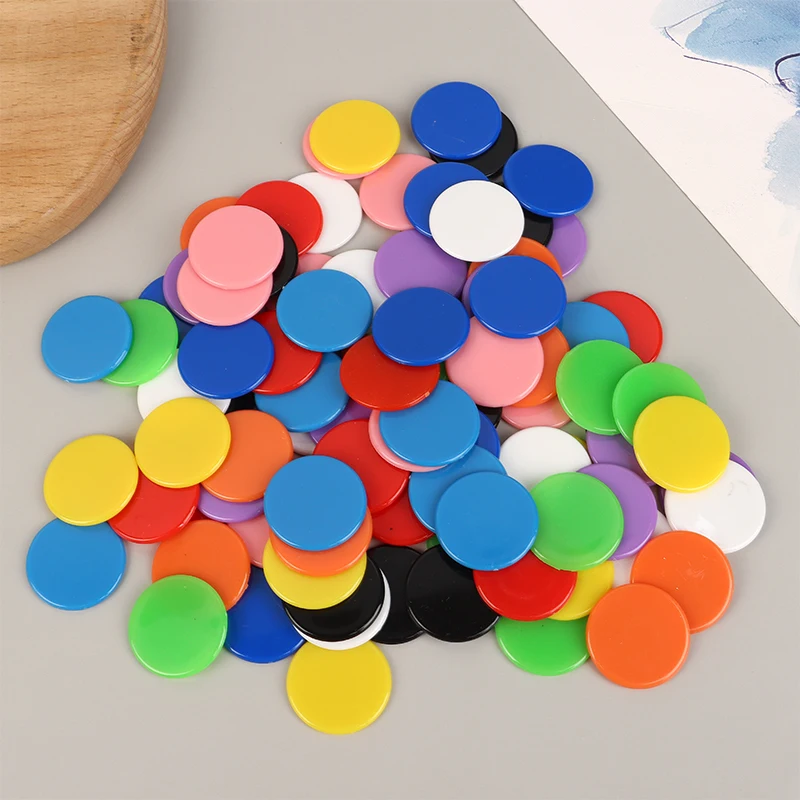 Poker Chips Math Bingo Chips 100Pcs