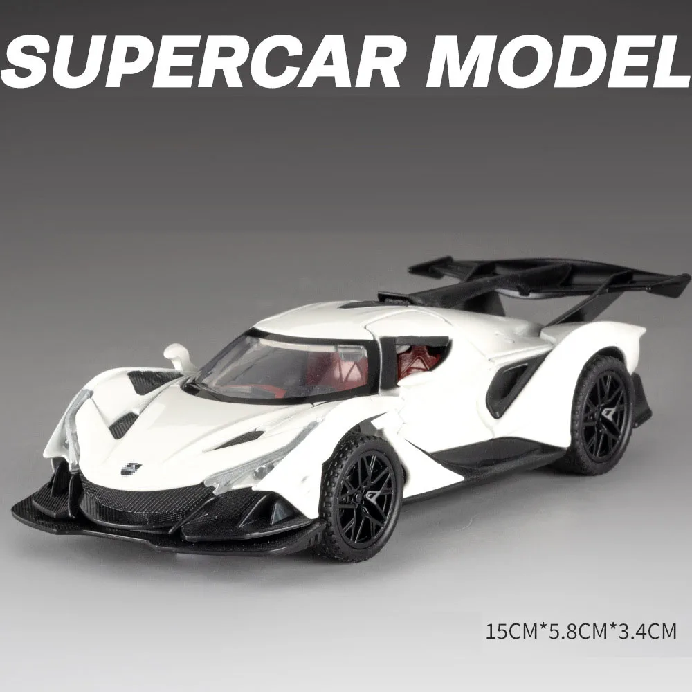 Modellino Auto Apollo Progetto EVO 1/32 TGRCM-CZ - Lega Zinco Con Suono, Luci E Funzione Ritiro - Giocattolo Regalo Per Bambini 3+ Anni E Collezionisti - 4