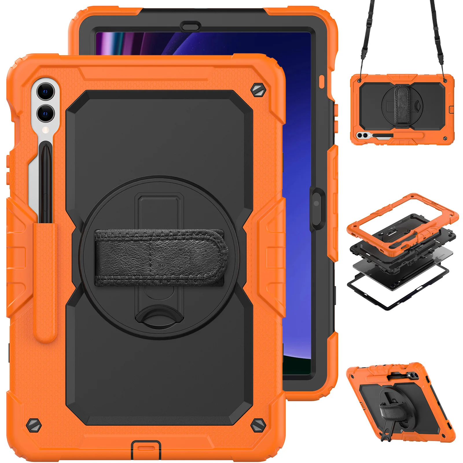 Multi-Use Tablet Case with Screen Protector Cover