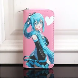 Kawaii Cartoon Coin Purse - Cute Large Capacity Multi - Card PU Leather Wallet - 19x10x3cm (A)