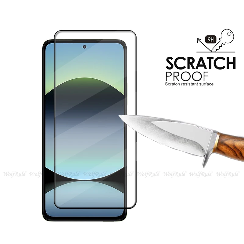 4-Pack Premium Tempered Glass Screen Protector, 9H Hardness, HD Full Cover, Full Adhesive