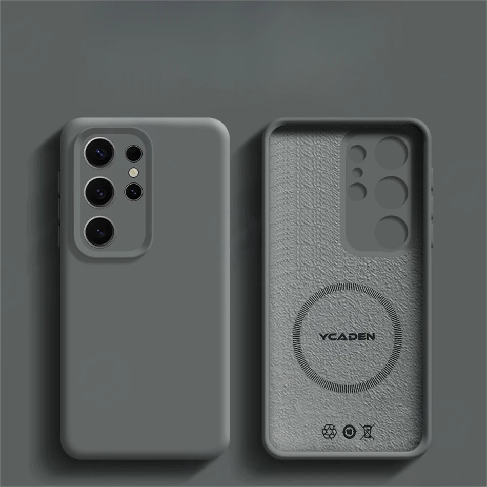 Magnetic Liquid Silicone Wireless Charging Case with MagSafe Compatibility