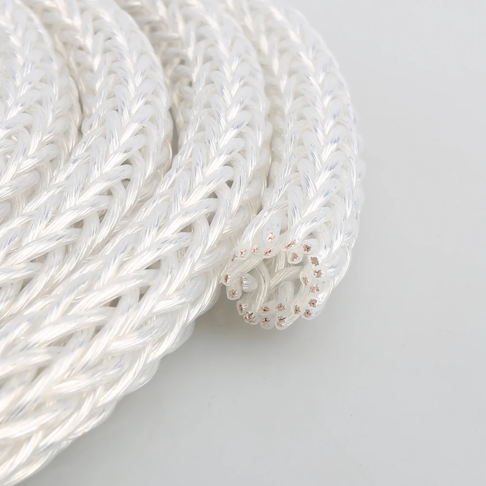 Braid12AGHighPuritySilverPlatedOCCSpeakerCable24StrandsBulk