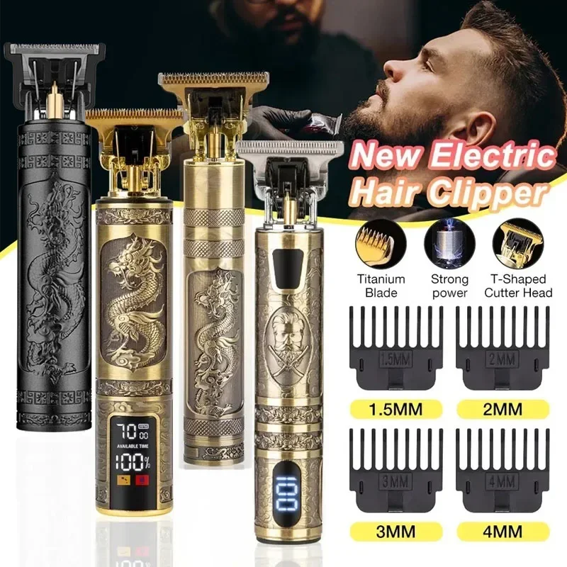 Description Picture 2 of item2024 Hot Sale Hair Cutting Machine Hair Clippers Rechargeable Beard Shaver Professional Electric Hair Trimmer for Men Barber