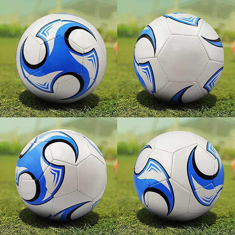 내마모성 부드러운 PU 축구공, 야외 축구 훈련, 심리스 축구공 그룹 훈련 게임 용품, 축구공 사이즈 4, 1PC