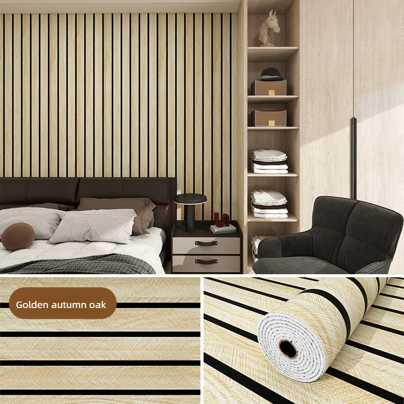 טפט מחיצה עבה ועמיד במים עם דבק עצמי 3D לקישוט קיר רקע