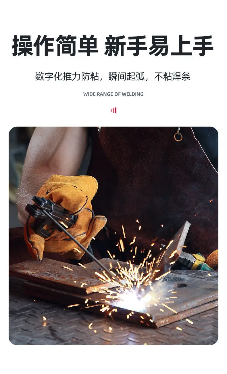 220V Household Welding Machine, Complete Set of High-power Inverter DC for Household 250 Projects