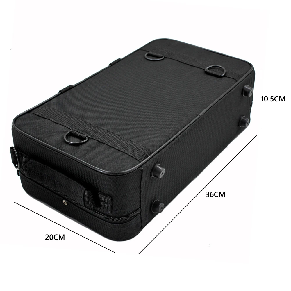 Clarinet Case Oxford Cloth Storage Bag with Shoulder Strap Clarinet Storage Carrying Case Protection Accessories