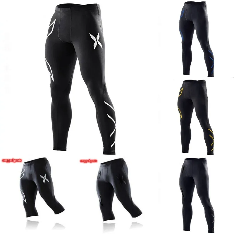 Description Picture 2 of itemMen's sports pants compression quick-drying fitness sports leggings sportswear training basketball tights gym running shorts men