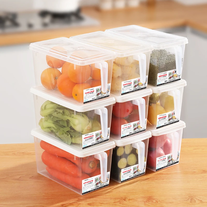 

Kitchen Refrigerator Storage Box Vegetable Fruit Box Household Preservation Storage Box Fresh Keeping Box Household Items