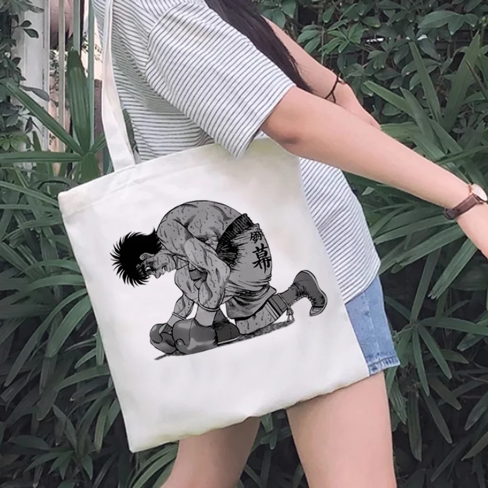 

Сумка для покупок hajime no ippo, Холщовая Сумка для продуктов, многоразовая сумка для продуктов, сумка для покупок, тканевая сумка для покупок