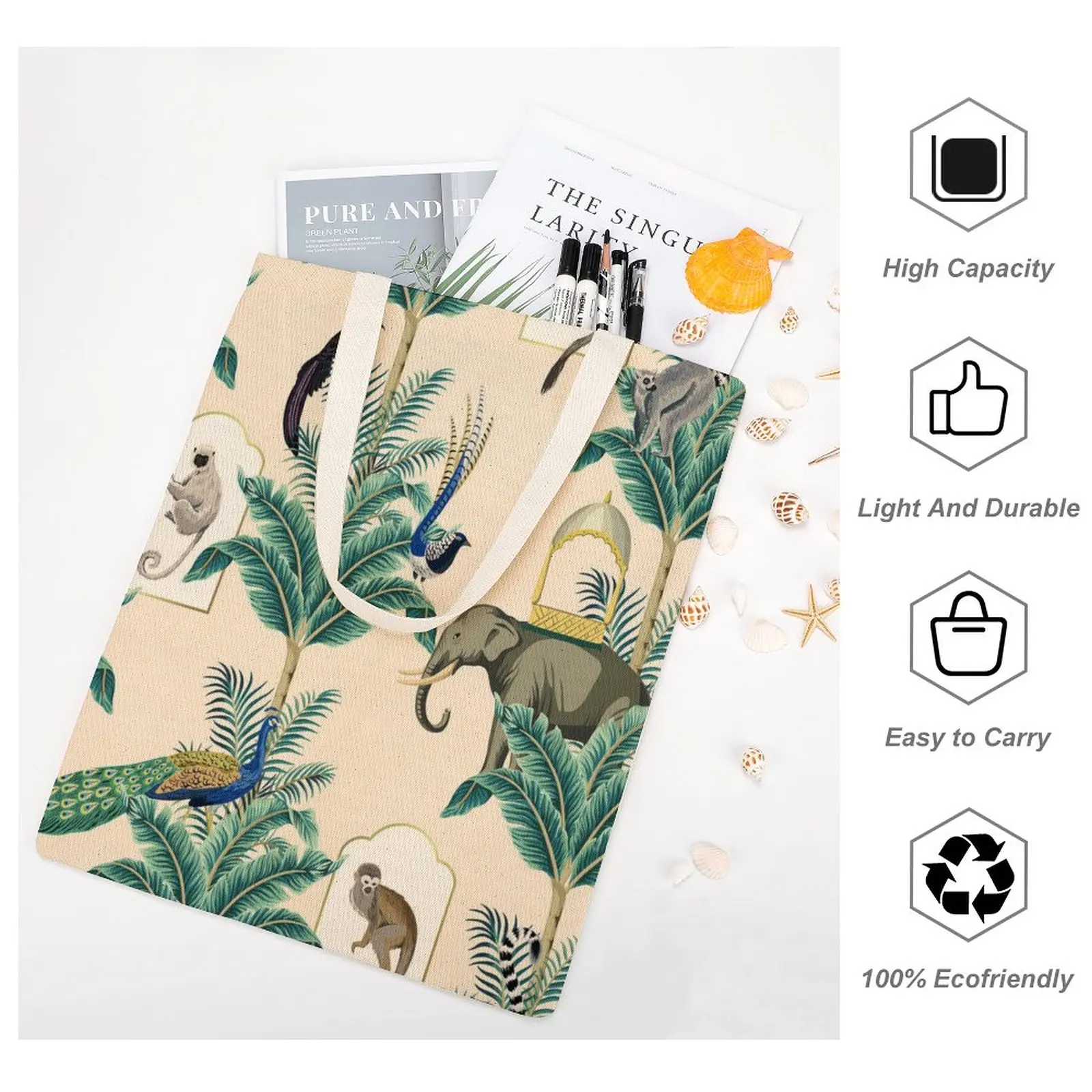 Customized Pattern Tote Shopping Bag for Women 2023 Shoulder Bag Female Casual Top-handle Bag Double Sided Printing Handbag Tote