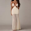 Aurelia Crochet Cutout Maxi Dress