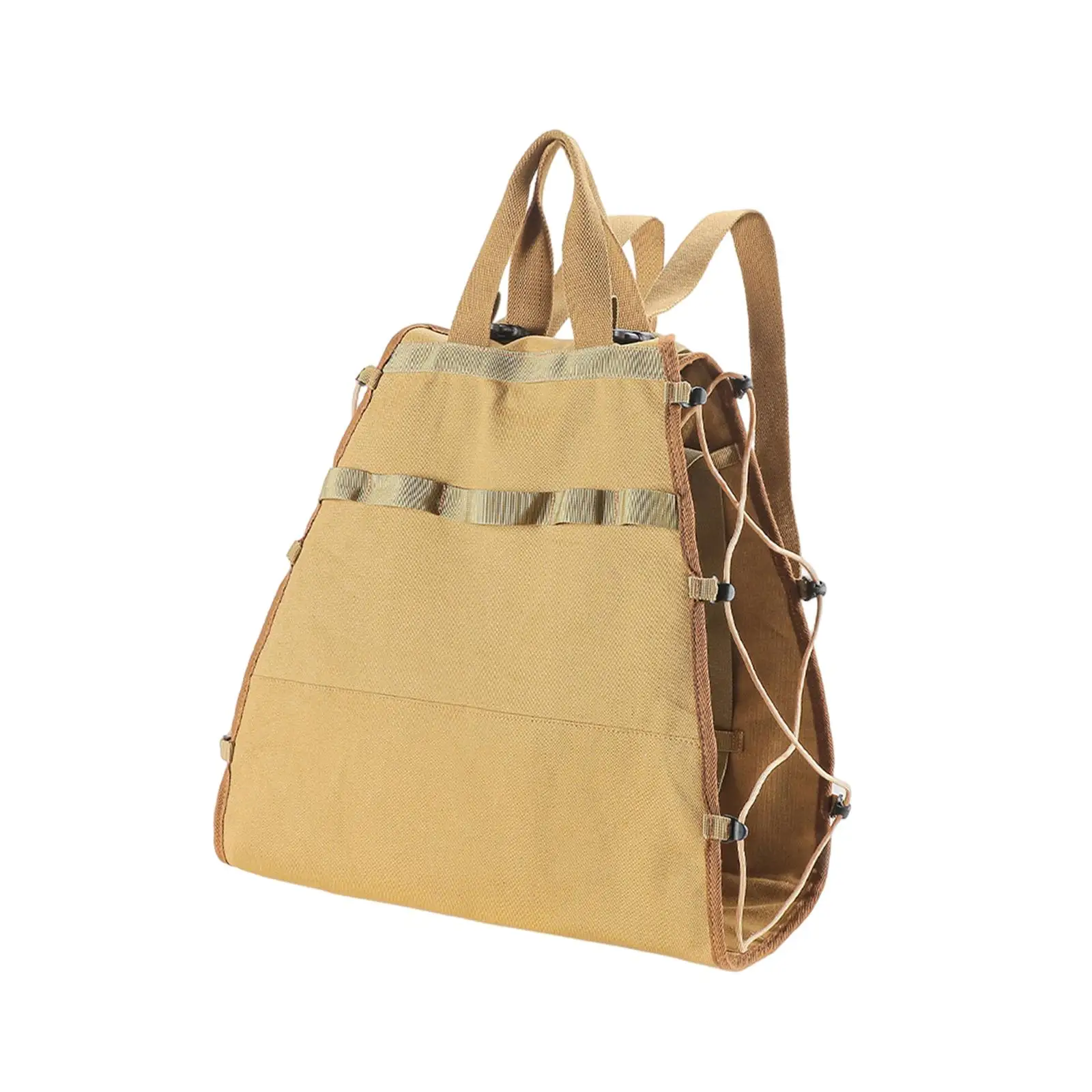 

Log Storage Bag Large Capacity Heavy Duty with Handles Multifunction Firewood Carrier Tote for Home BBQ Travel Garden Campfire